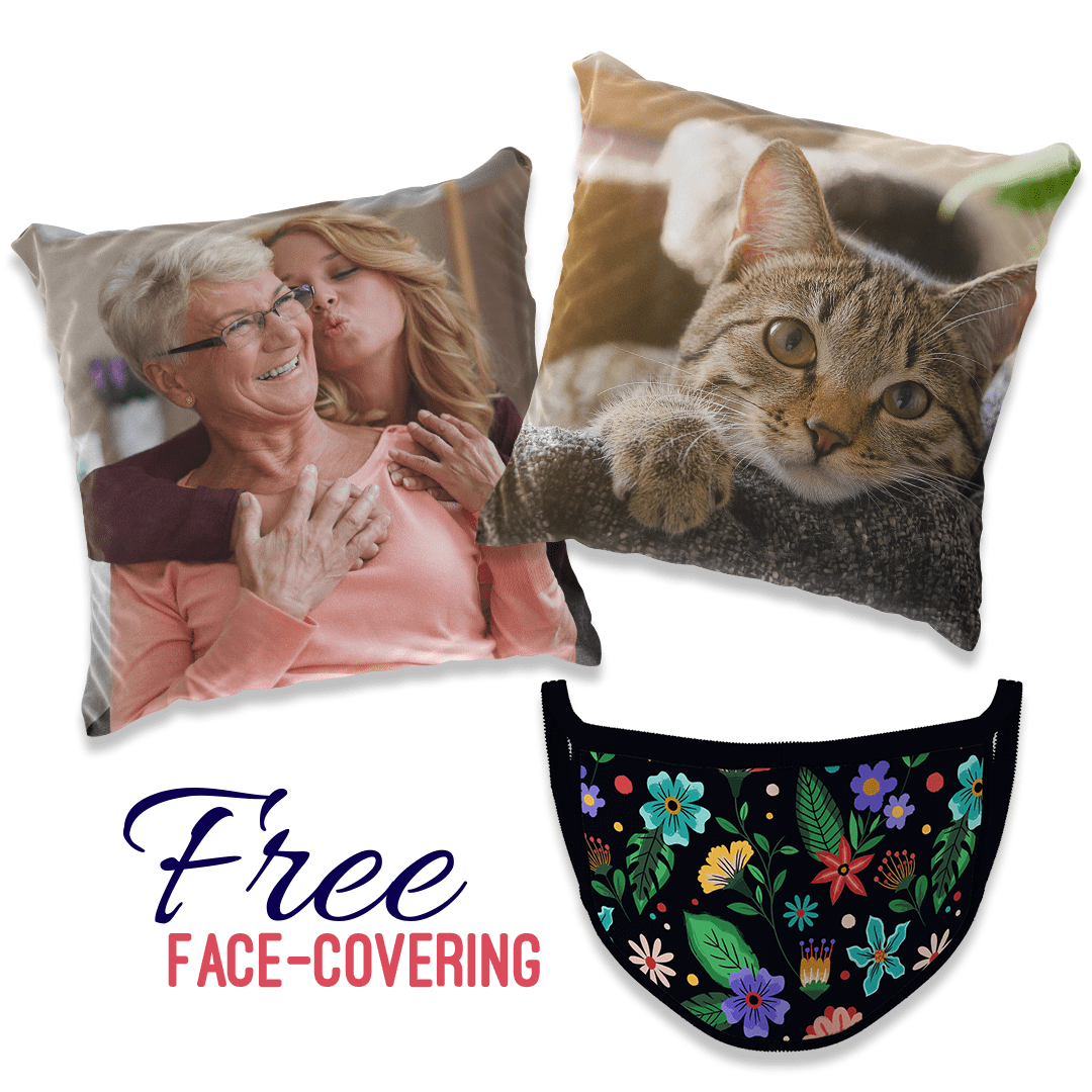 KoolFactory Custom Pillows Covers | Get FREE Mask